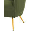 Fauteuil d'appoint moderne en velours côtelé pour le confort du salon-1176985062