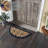 Durango Blue Coir Rug Half Circle 16.5x33