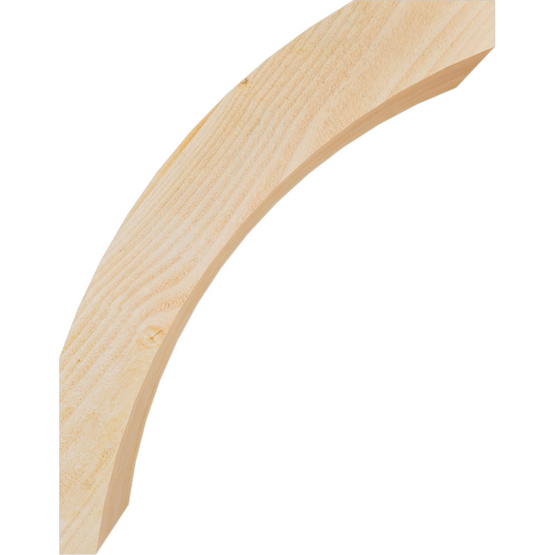 Genouillère Thorton, Sapin Douglas de 6 po (sciage brut), 22 po X P 28 po H