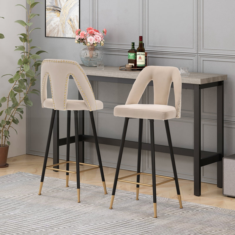 Tabouret 29,5 "Lastasha, Beige