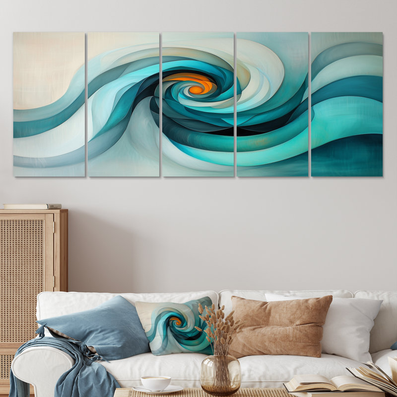 «Corretta - Abstract Still Lifes Wall Art», ensemble d'art mural moderne, H 28 po x l 60 po