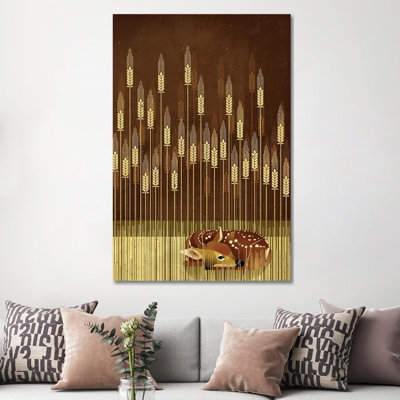Fawn by Dieter Braun - Print on Canvas