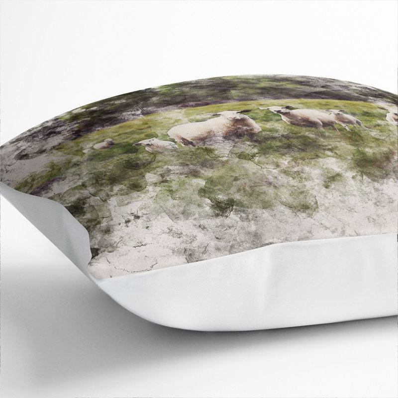 Square Cushion, White, 55cm H x 55cm W x 20cm D