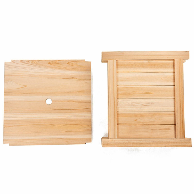 Boîte à fleurs en bois pour patio