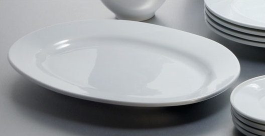 Platebowlcup Oval Serving Plate