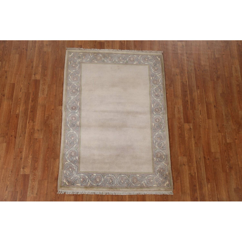 One-of-a-Kind 3' 6'' X 5' New Age Wool Area Rug in