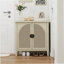 Armoire en rotin à 2 portes, convenant à la chambre à coucher, au salon et au bureau