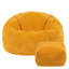 Kingston Cordurouy Bean Bag and Square Footstool-68015579