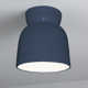 Mira Single Light Ceramic LED Semi Flush Mount