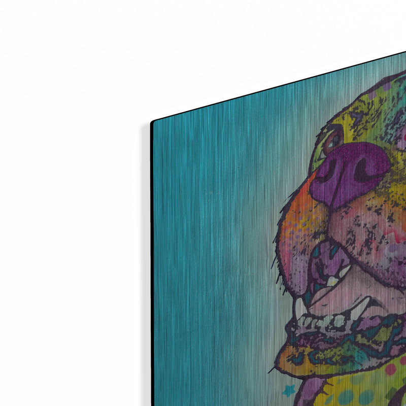 «Boxer souriant» par Dean Russo, H 12 po x l 16 po