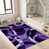 modern purple geometric circle