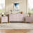 Nightstands With Storage, Wood Mdf Modern Fluted Compact Bedside Table