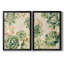 Vitrail Succulents I - ensemble de 2 reproductions d'art sur toile encadrées-1253389422-1253389420