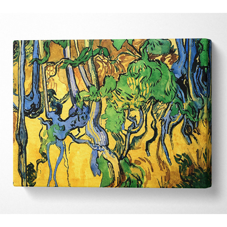 Van Gogh Tree Roots And Trunks - Wrapped Canvas Art Prints