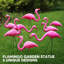 Paquet de 10 petites décorations de jardin flamants roses pour petits flamants roses (3-10 po)