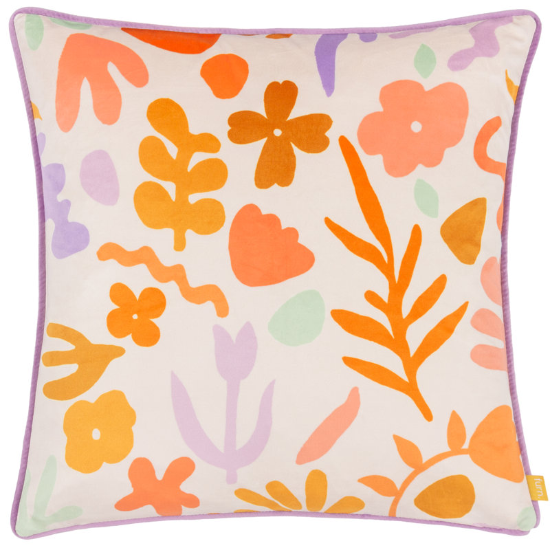 Amelie Doodles Abstract Square Cushion