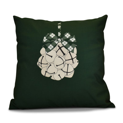 Jump for Joy Jingle Bells Square Pillow Cover & Insert