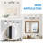 Modern Vanity Lighting Fixture With Clear Glass Shade, E26 Socket, For Bathroom, Kitchen, Bedroom, Hallway-1130747806-1130747795-1130747801