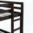 Twin Over Twin Rubber Wood Floor Bunk Bed with Ladder-1943107926