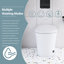 Smart Toilet 1.05 GPF Single Flush Toilet In Ceramic-111669920