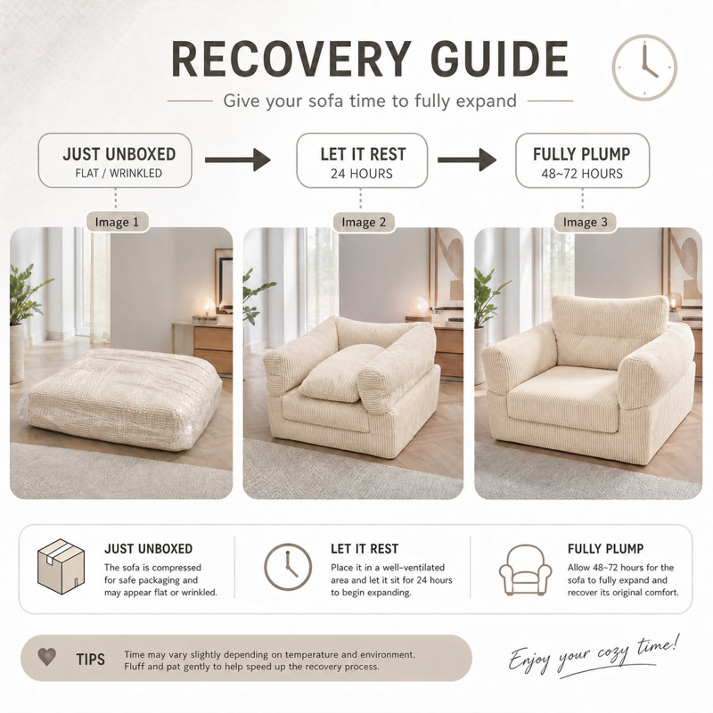 2 Seater Corduroy Sofa