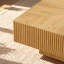 Table basse carrée en bois massif 35,3 pouces avec 2 tiroirs, frêne et chêne fabriqués à la main-2072749225-2072749230