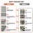 2 Pack Under Bed Storage Containers, Stackable Closet Organizers And Storage Bins With Sturdy Support, Foldable Underbed Clothes Storage Box For Blanket, Comforter, Sweater, Pillows, Shoes