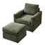 Chaise longue classique en velours côtelé avec, réglable pour le salon - canapé, odeur - tissu d'air frais-529816689