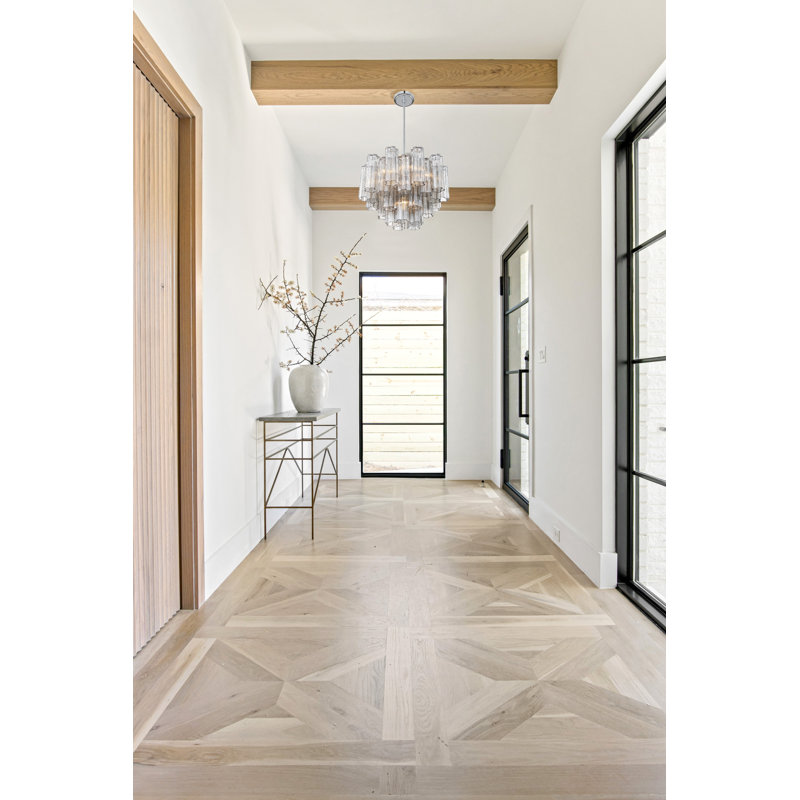 Arras Dimmable Tiered Chandelier, Polished Chrome, Black, 14" H x 19.75" W x 19.75" D