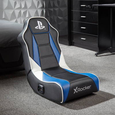 X Rocker Foldable Floor Game Chair with Built-In Speaker