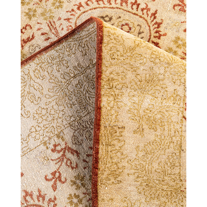 Overdyed One-of-a-Kind 9' 0" X 12' 3" Hand Knotted Area Rug