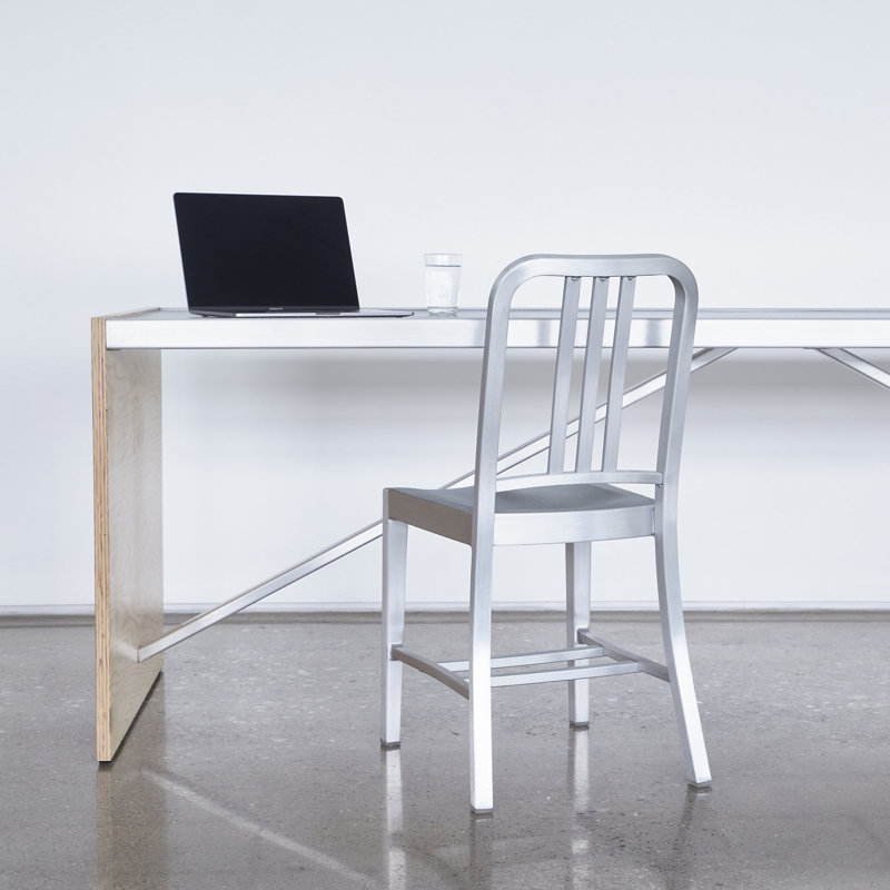 1006 Navy® Side Chair, Hand Brushed