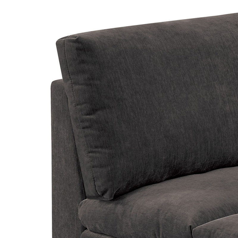 Fauteuil de chambre l 32,75 po Seeram, Gris foncé