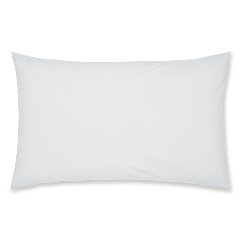 Leonardo Cotton blend Housewife Pillowcase, White