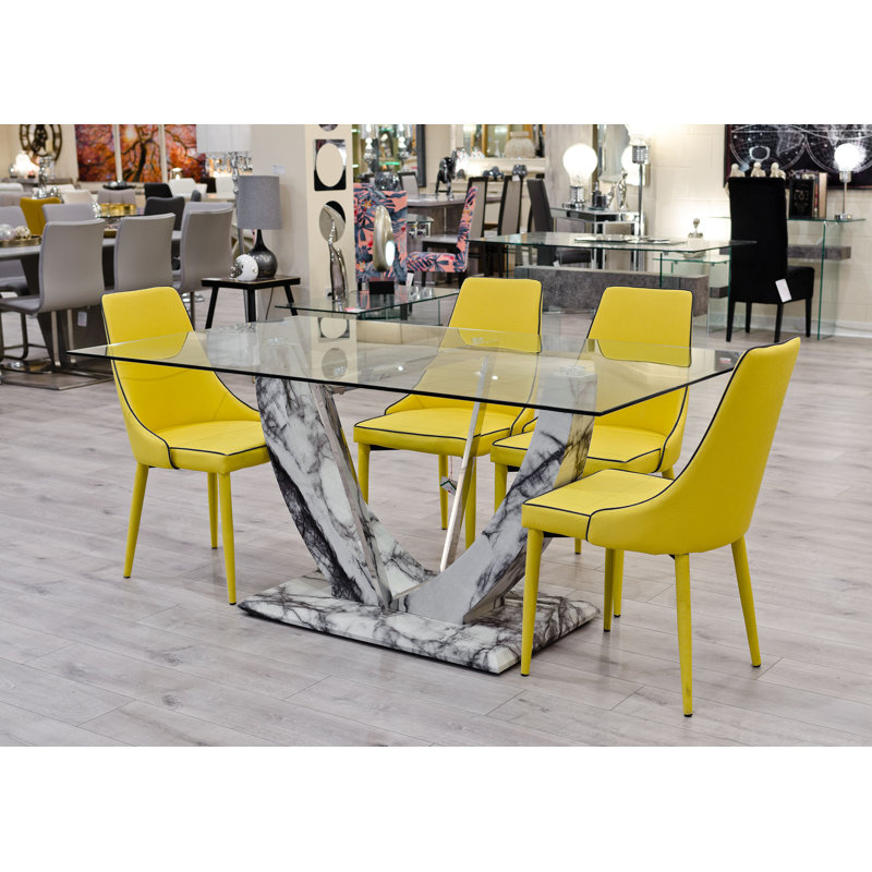 Eunice 4 - Person Dining Set