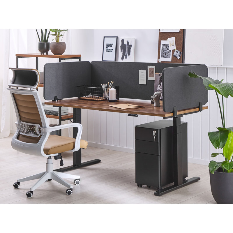 Wally Grey Desk Dividers