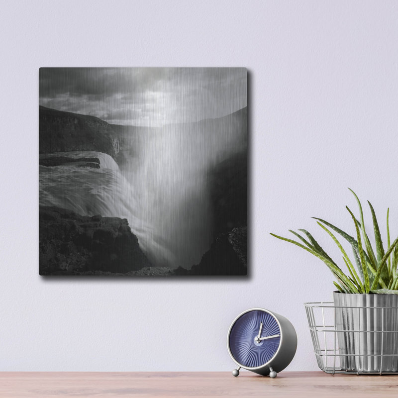 "Islande Gullfoss" par Nina Paponcek, H 12 po x l 12 po