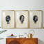 Royal Portraits I - Impression personnalisée de qualité supérieure avec passe-partout - 3 pièces-1118101600-1118101601