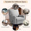Fauteuil inclinable, pivotant, pivotant et pivotant à 360 degrés, 33 po, pour chambre d'enfant-74910764