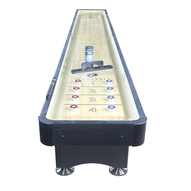 Woodbridge Playcraft Shuffleboard Table, Black, 14'