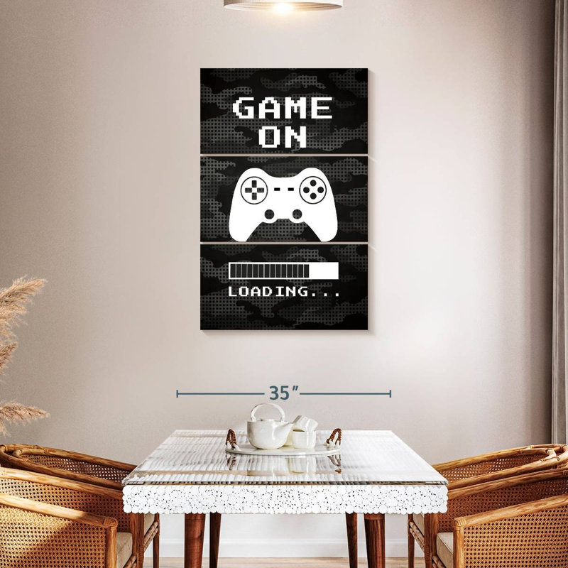 Game On Loading, 45" H x 28" W
