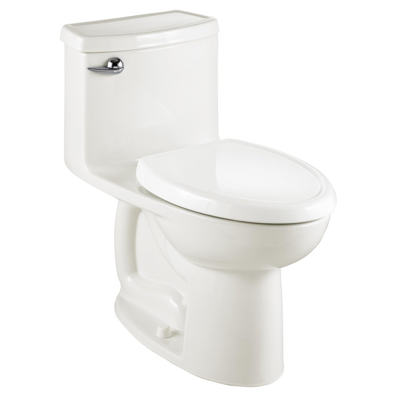 American Standard Compact Cadet 3 Flowise 4 Toilet with Seat Elongated Chair Height, White