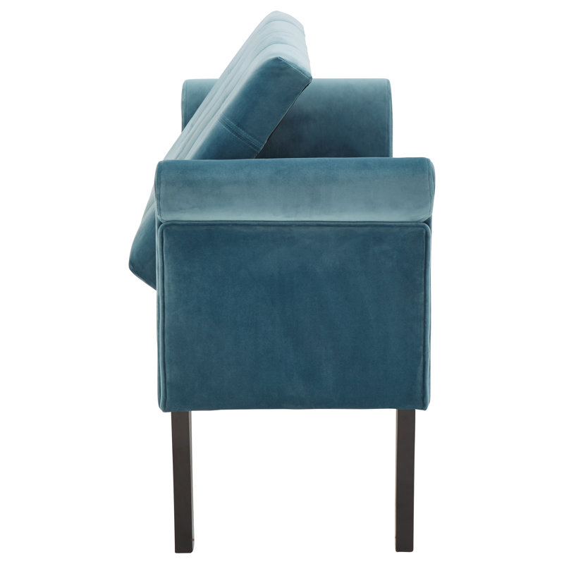 Newtowne Upholstered Storage Bench, Teal