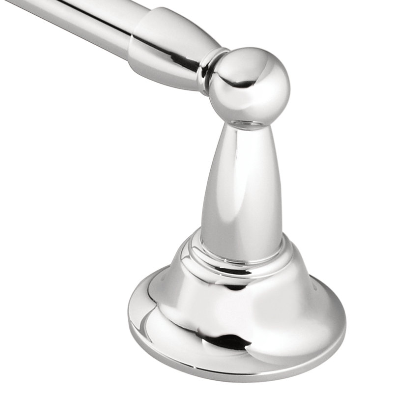 Barre à serviettes murale Sage, Chrome, 18 po