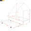Lit plateforme simple avec lit gigogne Adalric-94659607