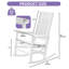 Chaise berçante d'extérieur en plastique Alizay-1314980028