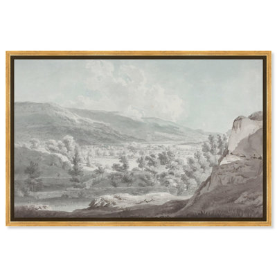 «The Head of Ullswater», années 1790, art rétro sur toile par Art Remedy