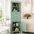 Triangle Storage Cabinet With 3 Drawers & Adjustable Shelf For Rooms Different Home Spaces Furnishing-499968457-499968456