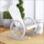 Chaise berçante en bois