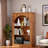 3-tier Open Bookshelf With Decorative Beaded Trim And Arched Design